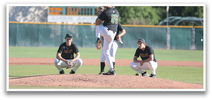 A baseball pitcher is throwing a ball. Description generated by AI