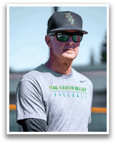 A man wearing a gray shirt with San Ramon Valley on it. Description generated by AI