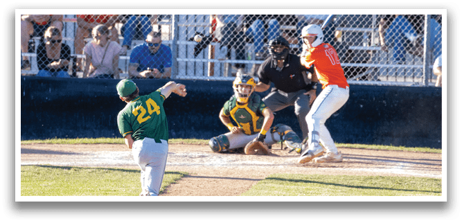 A baseball game is taking place with a batter, catcher, and umpire. Description generated by AI