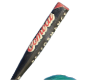 A baseball player is swinging a bat. Description generated by AI