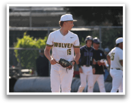 A baseball player wearing a white jersey with the number 15 on it. Description generated by AI