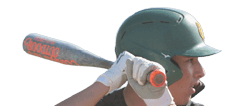 A baseball player in a black and yellow shirt is swinging a bat. Description generated by AI