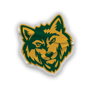 A collection of stickers and magnets featuring a wolf and a California map. AI generated content