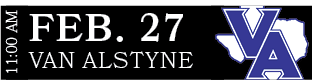 VAN ALSTYNE,FEB. 27,11:00 A