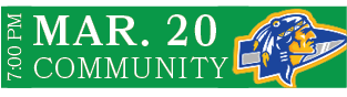 COMMUNITY,MAR. 20,7:00 P