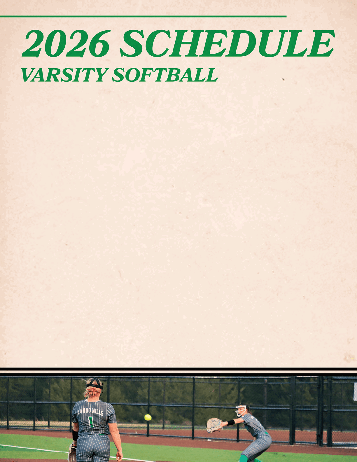 A female softball player is in the middle of a game, holding a bat and preparing to swing at a ball. Contenido generado con IA