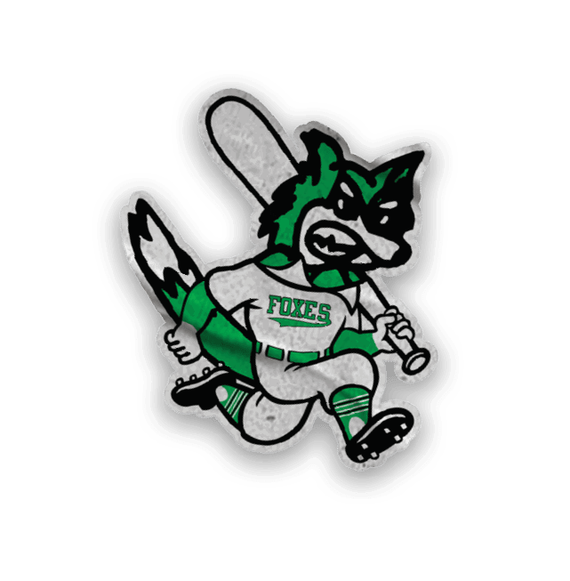 A collection of sports team logos and mascots, including a fox and a wolf. Contenido generado con IA