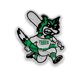 A collection of sports team logos and mascots, including a fox and a wolf. Contenido generado con IA