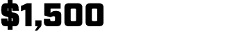 $1,500