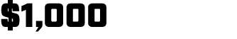 $1,000