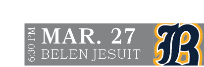 BELEN JESUIT,MAR. 27,6:30 P