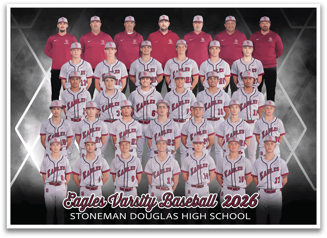 A baseball team poses for a photo on the field. AI generated content