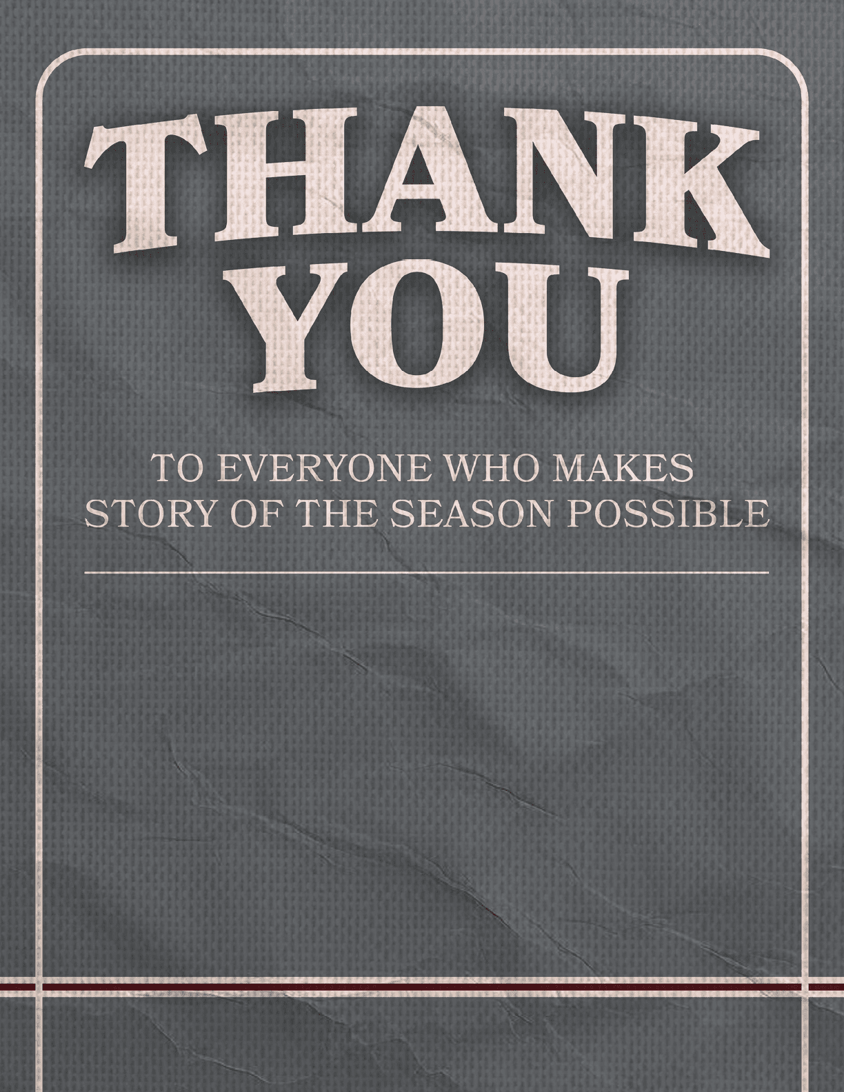 A card that says “Thank You" on it. AI generated content