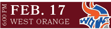 WEST ORANGE,FEB. 17,6:00 P