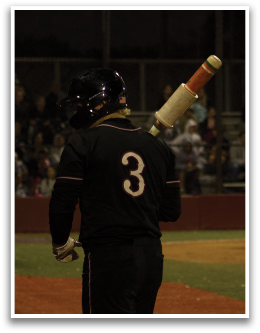 A baseball player with the number 3 on his jersey is holding a bat, preparing to hit the ball. AI generated content