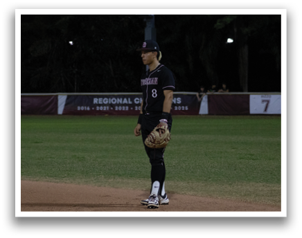 A baseball player running on the field with a baseball glove. AI generated content