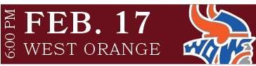 WEST ORANGE,FEB. 17,6:00 P
