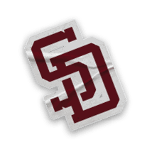 A collection of sports merchandise, including a baseball glove, a baseball, and a shirt with the letters “SD" on it. AI generated content