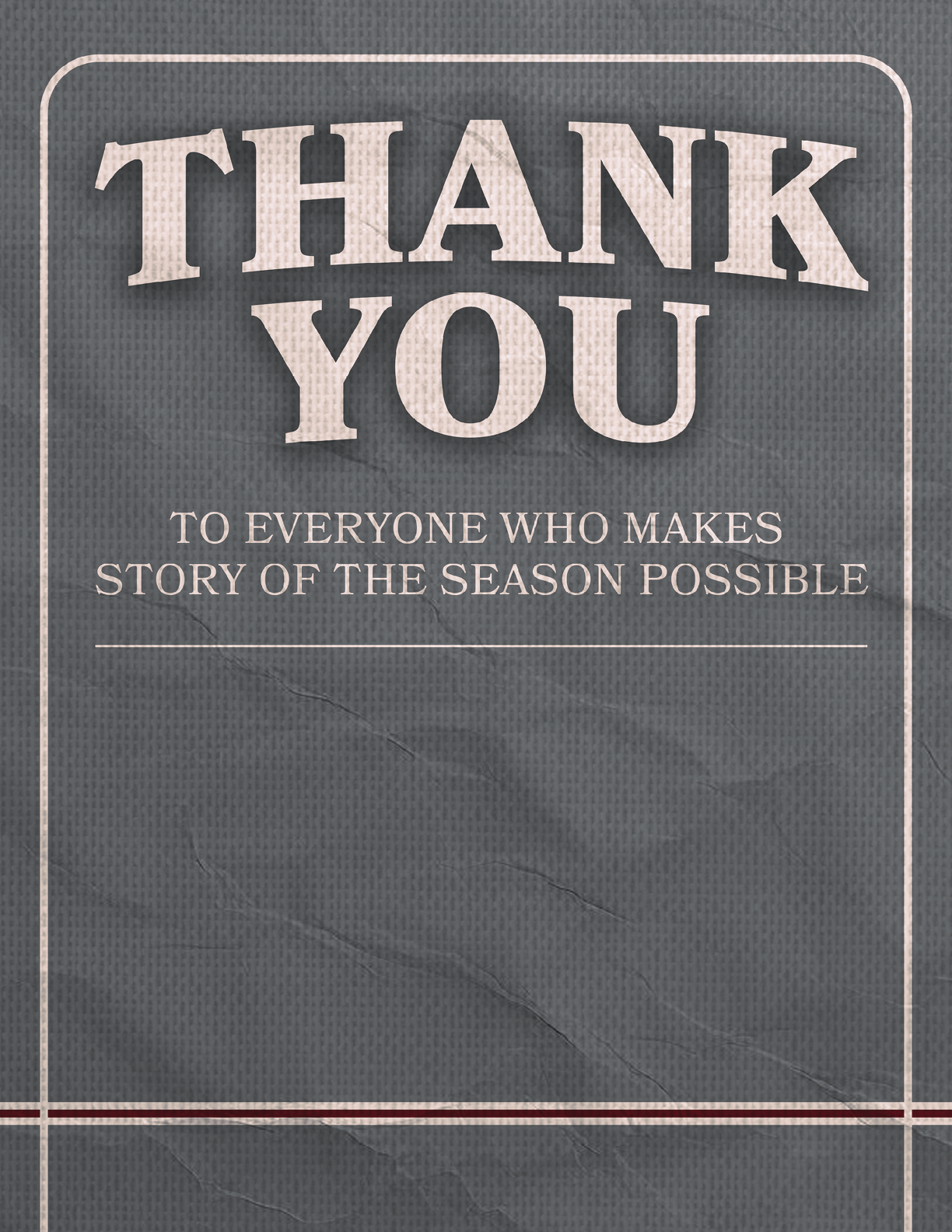 A card that says “Thank You" on it. AI generated content