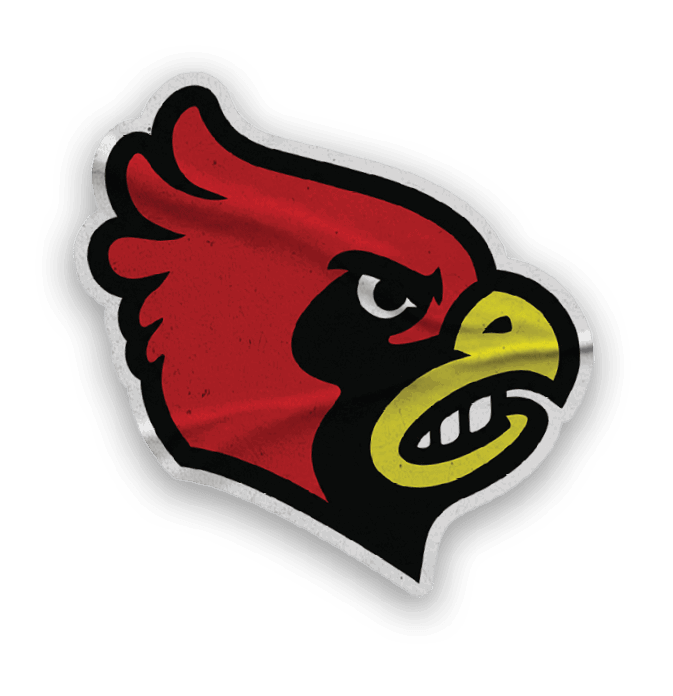 A collection of stickers featuring a red bird, a baseball, and a glove. AI generated content