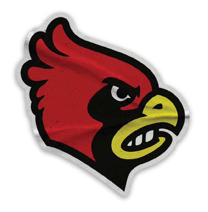 A collection of stickers featuring a red bird, baseball, and a hand with a thumbs up. AI generated content