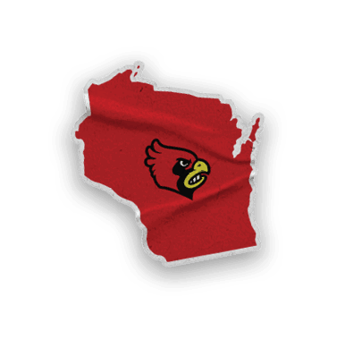 A collection of stickers featuring a red bird, a baseball, and a hand with a thumbs up. AI generated content