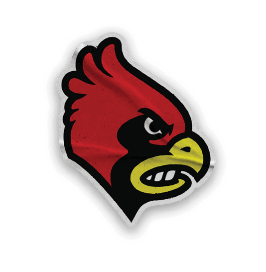 A collection of stickers featuring a red bird, baseball, and a baseball glove. AI generated content