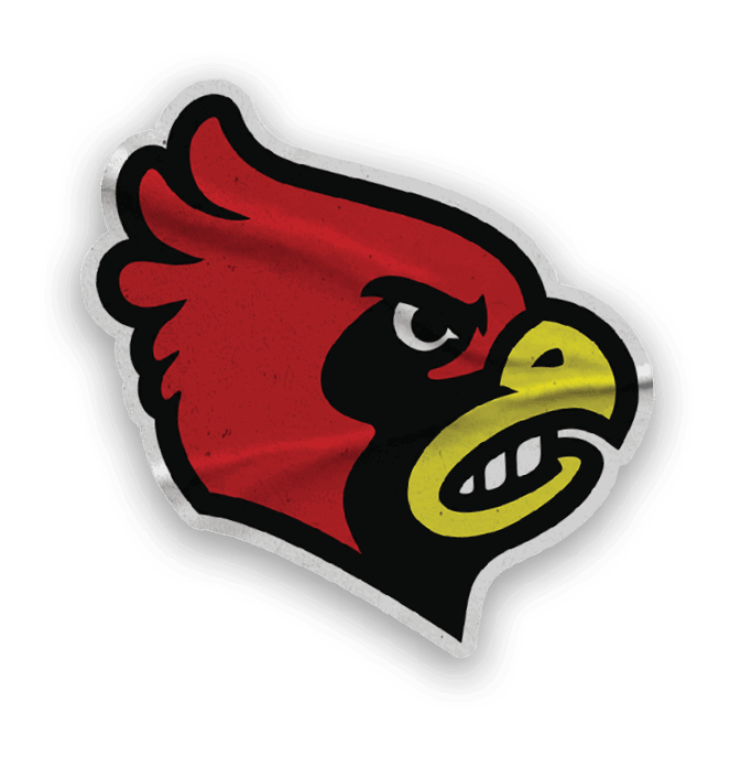 A collection of stickers featuring a red bird, a baseball, and a glove. AI generated content