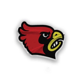 A collection of stickers featuring a red bird, baseball, and a hand with a number 1 on it. AI generated content