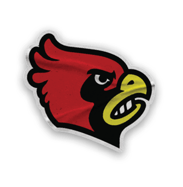 A collection of stickers featuring a red bird, baseball, and a baseball glove. AI generated content