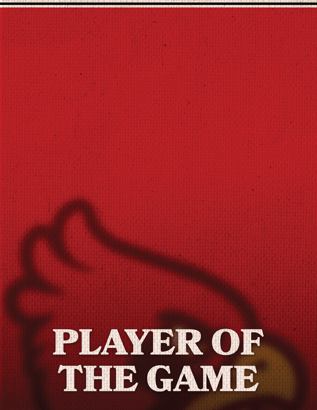 A red and white bird is on a red background. AI generated content