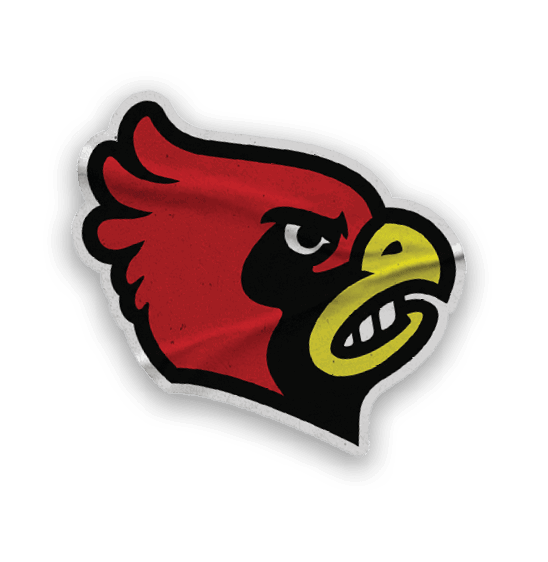 A collection of stickers featuring a red bird, baseball, and a baseball glove. AI generated content