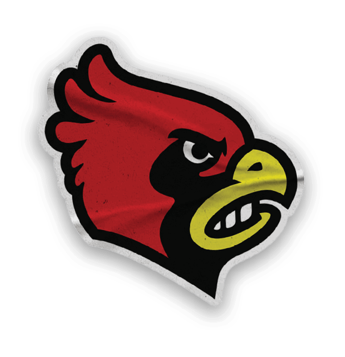 A collection of stickers featuring a red bird, a baseball, and a glove. AI generated content