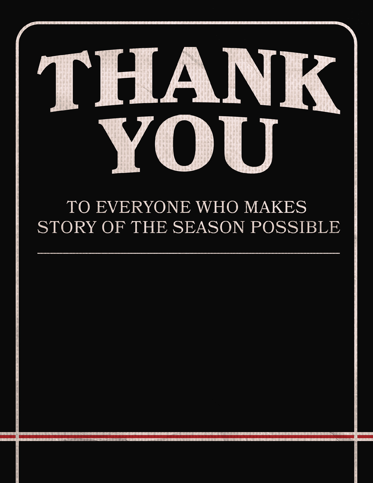 A black sign with white letters that says “Thank You" on it. AI generated content