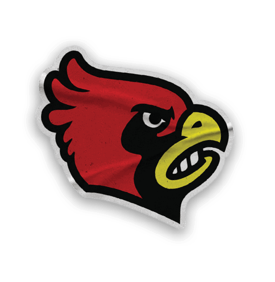 A collection of stickers featuring a red bird, baseball, and a baseball glove. AI generated content