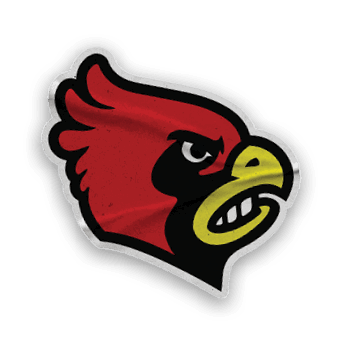 A collection of stickers featuring a red bird, baseball, and a baseball glove. AI generated content