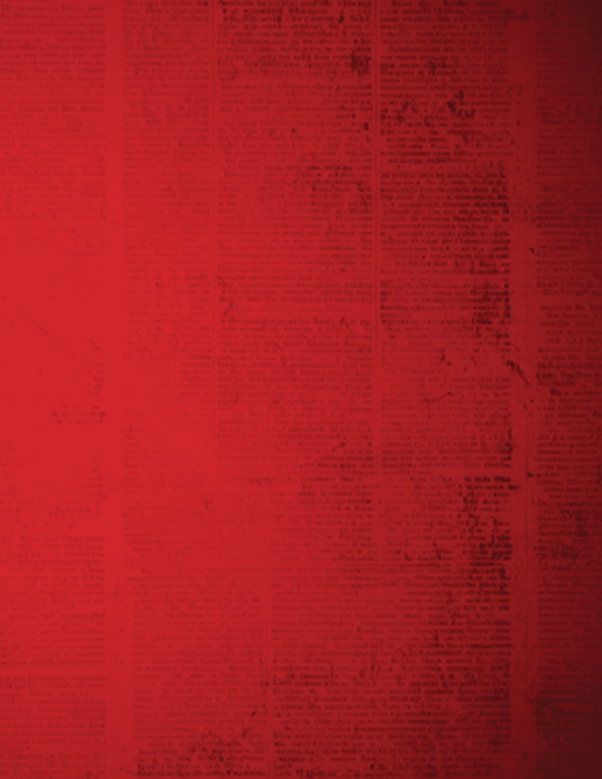 A red background with a newspaper print. AI generated content
