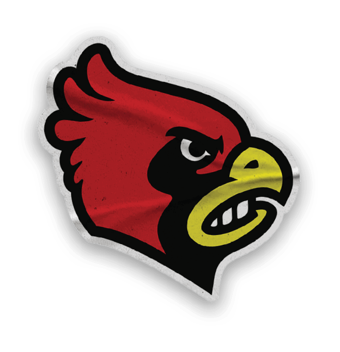 A collection of stickers featuring a red bird, a baseball, and a glove. AI generated content