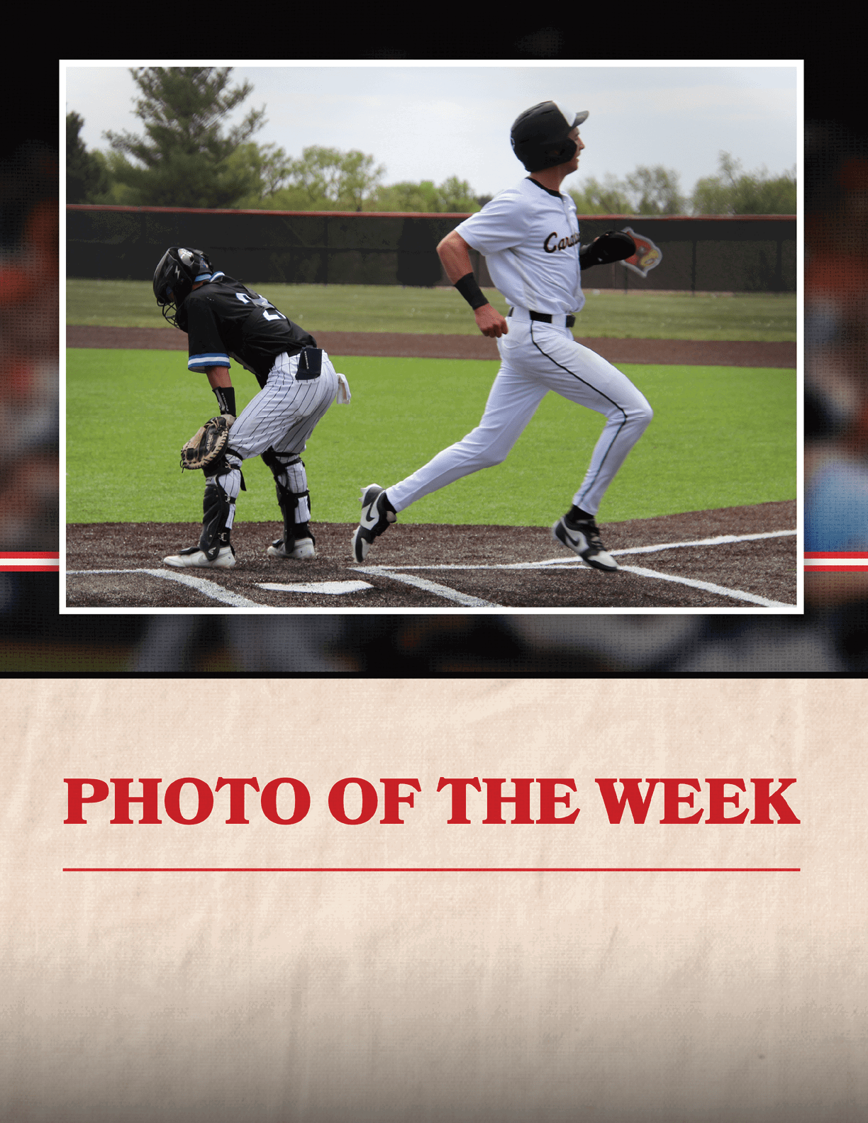 A baseball player is swinging a bat at a ball during a game. AI generated content