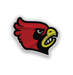 A collection of stickers featuring a red bird, baseball, and a hand with a number 1 on it. AI generated content