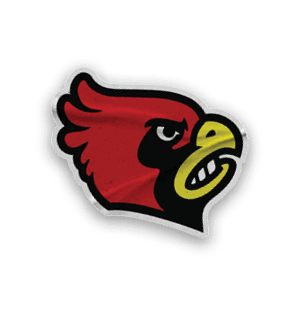 A collection of stickers featuring a red bird, baseball, and a hand with a number 1 on it. AI generated content