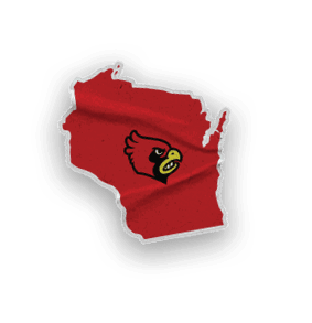 A collection of stickers featuring a red bird, a baseball, and a hand with a thumbs up. AI generated content