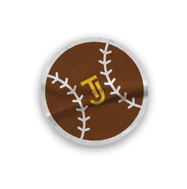 A collection of stickers and magnets with the word “J" on them. AI generated content