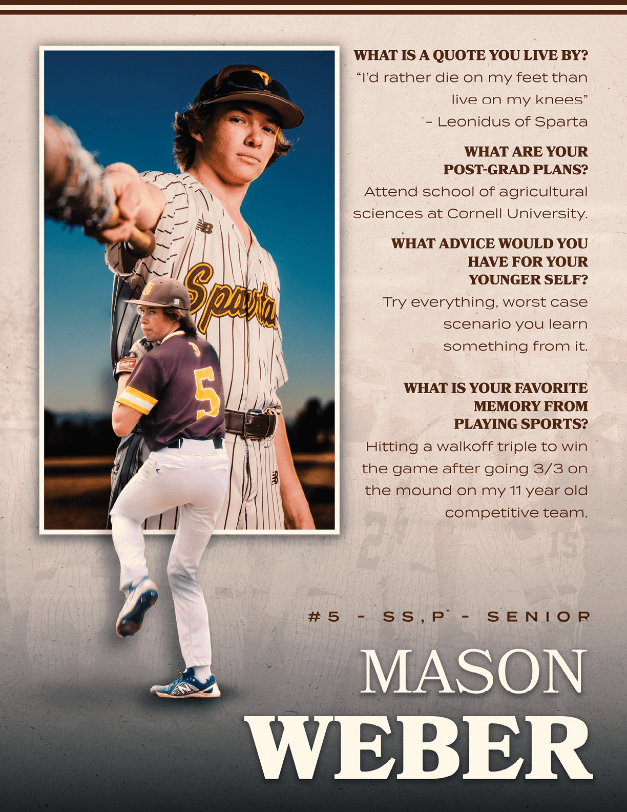 A baseball player wearing a jersey with the number 5 on it. AI generated content