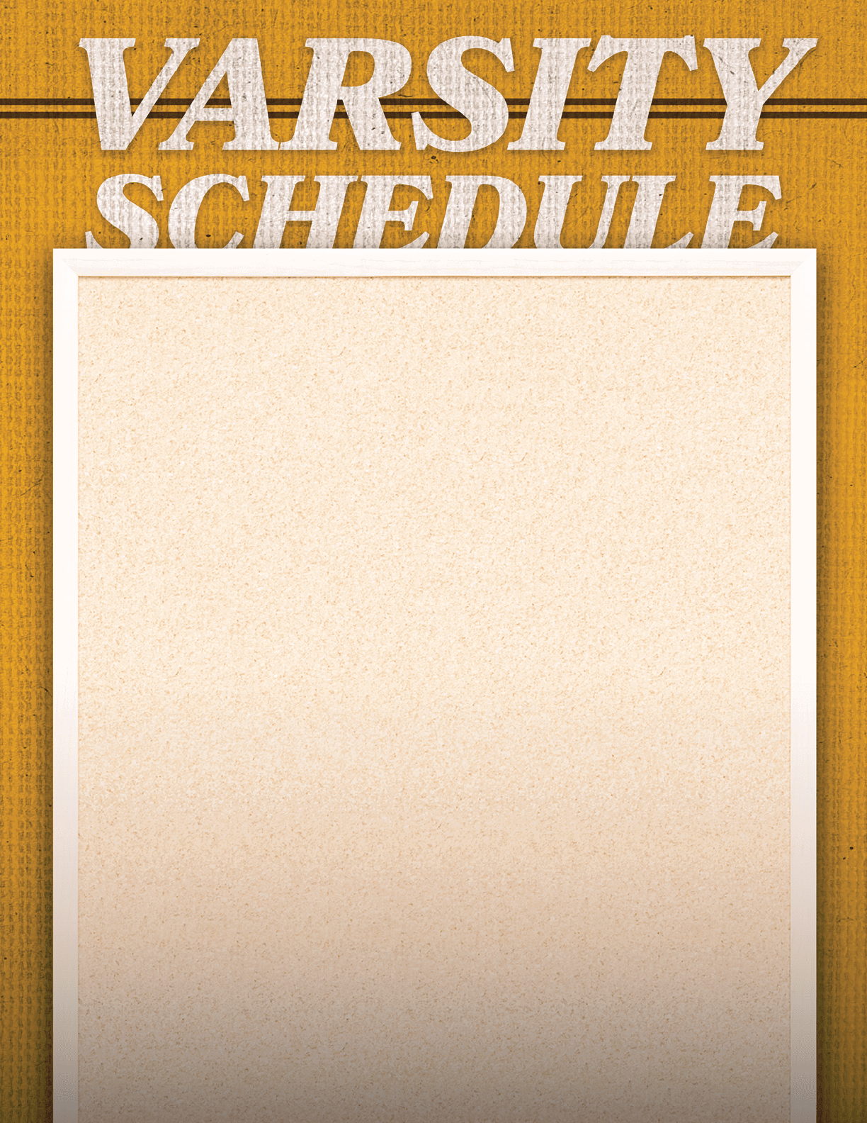 A blank calendar with a yellow background. AI generated content