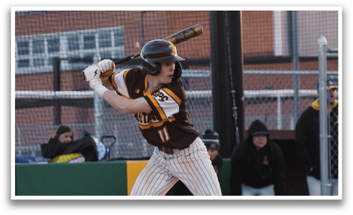 A baseball player is swinging a bat on a field, with a crowd of people watching. AI generated content