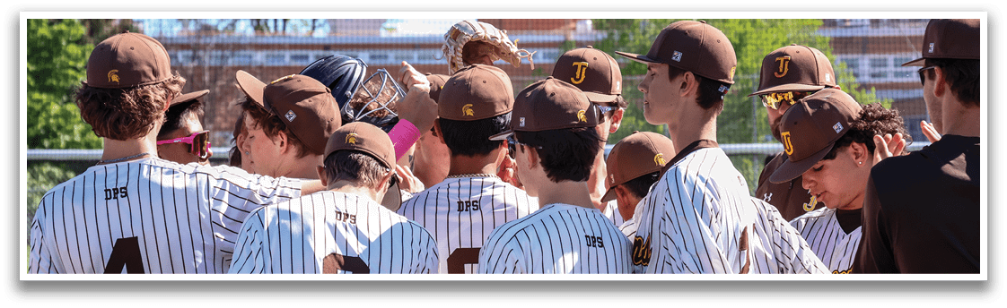 A group of baseball players wearing striped uniforms and hats, standing together on a field. AI generated content