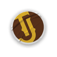 A collection of stickers and magnets with the letters J and L on them. AI generated content