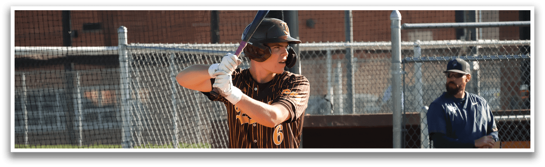 A baseball player in a brown and yellow striped uniform is swinging a bat, preparing to hit a ball. AI generated content