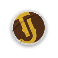 A collection of stickers and magnets with the letters J and L on them. AI generated content